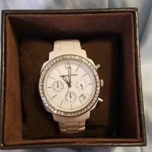 Michael Kors Ladies Watch in Ceramic White